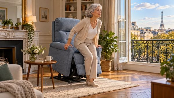 Les coulisses bienfaits d'un fauteuil releveur à découvrir